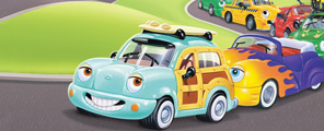 Chevron Cars Fun and Games CD